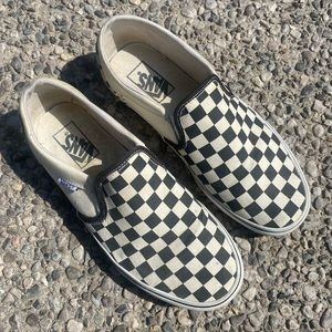 CHECKERED VANS | Size 9